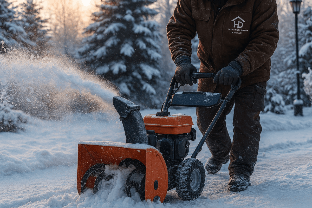 Hausmeisterservice in Aschaffenburg beim Winterdienst