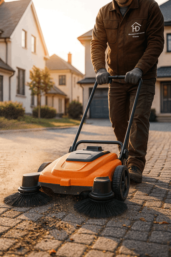 Hausmeisterservice in Aschaffenburg bei der Außenreinigung
